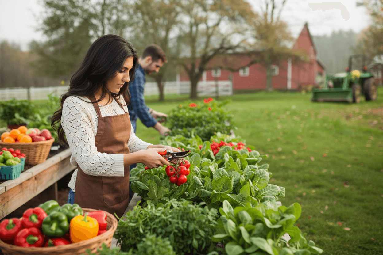 Fresh produce at Siddique's Farmers Market